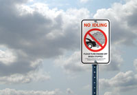 Order an Anti-idling sign today.